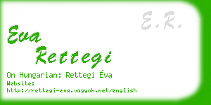 eva rettegi business card